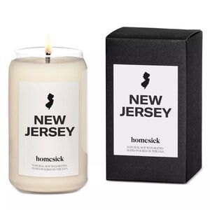 Homesick New Jersey Scented Candle - Cream Wax